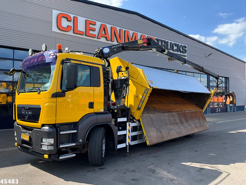 MAN TGS 35.400 8x4 Manual HMF 16 Tm Z-kraan - Camión volquete, Camión grúa: foto 1 MAN TGS 35.400 8x4 Manual HMF 16 Tm Z-kraan - Camión volquete, Camión grúa: foto 1