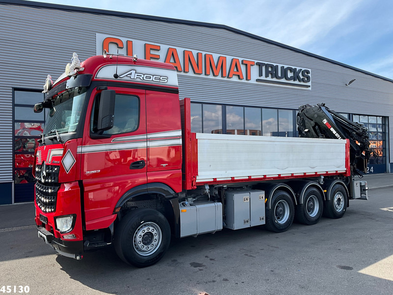 Mercedes-Benz Arocs 3263 8x4 Hiab 37 Tonmeter laadkraan + Fly-Jib - Camión volquete, Camión grúa: foto 4 Mercedes-Benz Arocs 3263 8x4 Hiab 37 Tonmeter laadkraan + Fly-Jib - Camión volquete, Camión grúa: foto 4