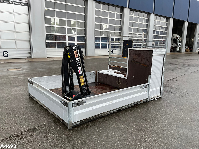 Open laadbak + Hiab 1,3 Tonmeter laadkraan - Contenedor de gancho: foto 5 Open laadbak + Hiab 1,3 Tonmeter laadkraan - Contenedor de gancho: foto 5