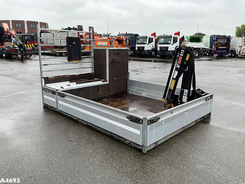 Open laadbak + Hiab 1,3 Tonmeter laadkraan - Contenedor de gancho: foto 2 Open laadbak + Hiab 1,3 Tonmeter laadkraan - Contenedor de gancho: foto 2