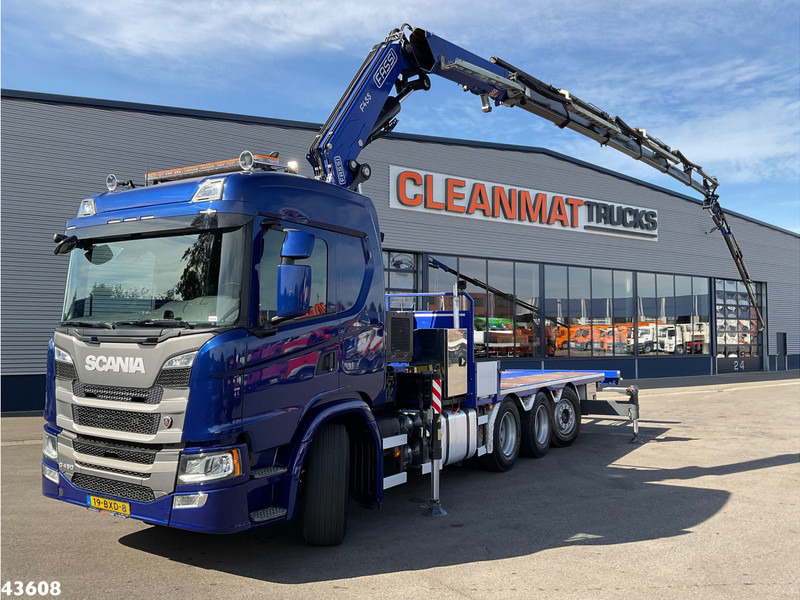 Scania G 450 8x4 Fassi 45 Tonmeter laadkraan + Fly-Jib Just 151.350 km! - Camión grúa: foto 1 Scania G 450 8x4 Fassi 45 Tonmeter laadkraan + Fly-Jib Just 151.350 km! - Camión grúa: foto 1