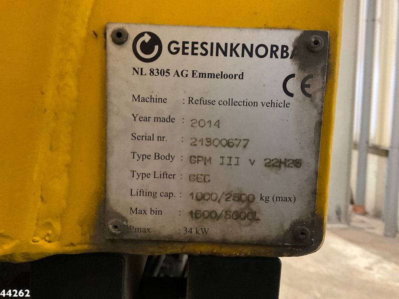 Leasing de Scania P 270 Euro 6 Geesink 22m³ Scania P 270 Euro 6 Geesink 22m³: foto 18