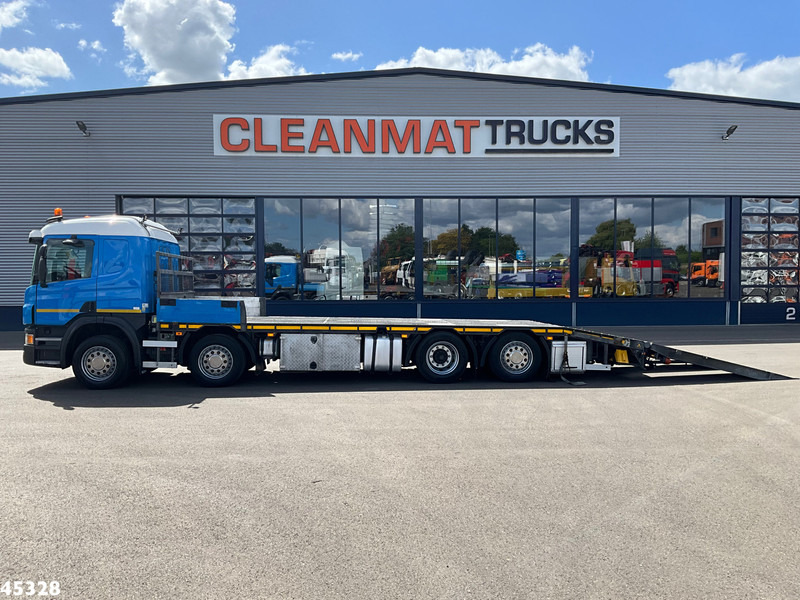 Scania P 410 8x2 Euro 6 Retarder Autotransporter met hydraulische oprijrampen - Camión portavehículos: foto 3 Scania P 410 8x2 Euro 6 Retarder Autotransporter met hydraulische oprijrampen - Camión portavehículos: foto 3