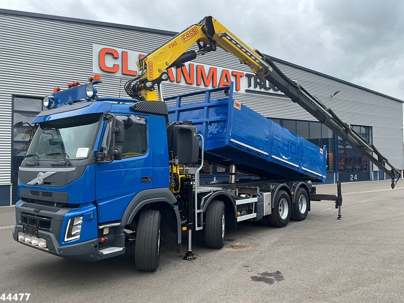 Volvo FMX 540 8x4 Euro 6 Fassi 36 Tonmeter laadkraan - Camión volquete, Camión grúa: foto 1 Volvo FMX 540 8x4 Euro 6 Fassi 36 Tonmeter laadkraan - Camión volquete, Camión grúa: foto 1