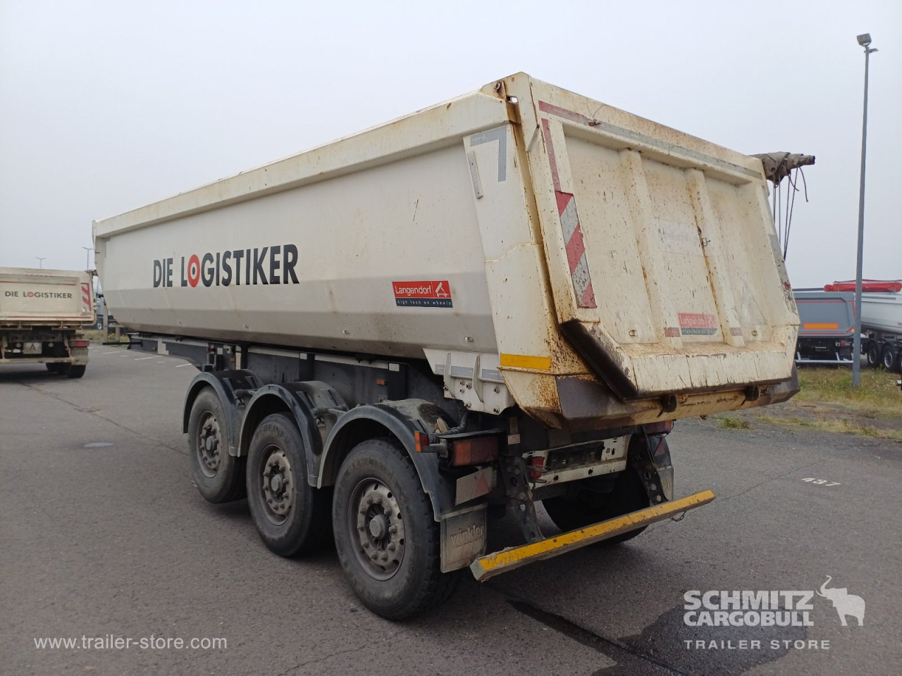 LANGENDORF Auflieger Kipper Stahlrundmulde 24m³ - Semirremolque volquete: foto 5 LANGENDORF Auflieger Kipper Stahlrundmulde 24m³ - Semirremolque volquete: foto 5