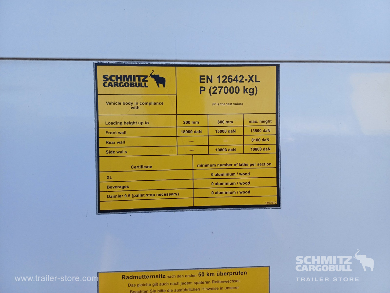 SCHMITZ Auflieger Curtainsider Mega - Semirremolque lona: foto 2 SCHMITZ Auflieger Curtainsider Mega - Semirremolque lona: foto 2
