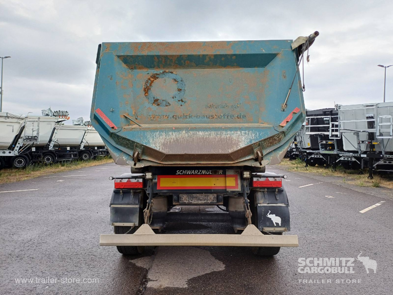 Semirremolque volquete SCHWARZMUELLER Auflieger Kipper Stahlrundmulde 26m³: foto 8 Semirremolque volquete SCHWARZMUELLER Auflieger Kipper Stahlrundmulde 26m³: foto 8