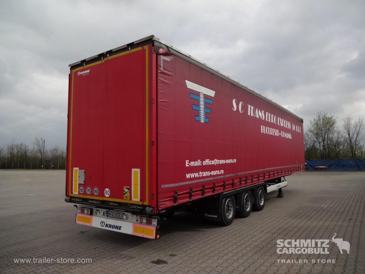 KRONE Curtainsider Mega - Semirremolque lona: foto 1 KRONE Curtainsider Mega - Semirremolque lona: foto 1