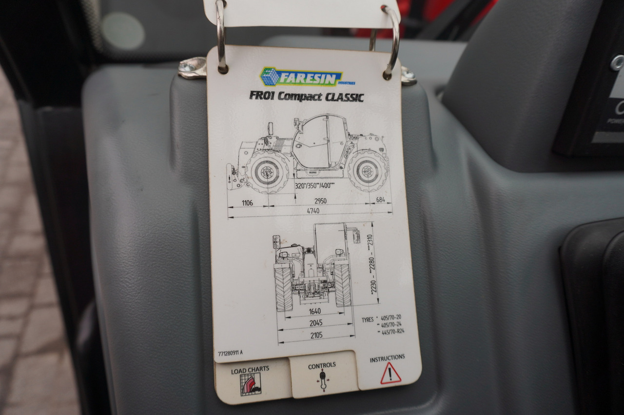 Manipulador telescópico FARESIN 730C Classic 55 / 550 MTH !!! / 7 m reach / joystick: foto 33