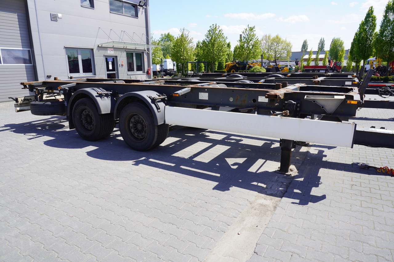 KRONE BDF / 18 t - Remolque chasis: foto 1 KRONE BDF / 18 t - Remolque chasis: foto 1