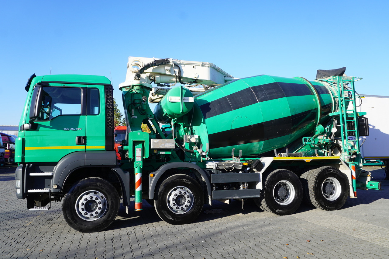 MAN TGS 35.480 8x4 Concrete Mixer Pump truck / Putzmeister M24-3 / 1600 MTH! - Camión hormigonera: foto 3 MAN TGS 35.480 8x4 Concrete Mixer Pump truck / Putzmeister M24-3 / 1600 MTH! - Camión hormigonera: foto 3