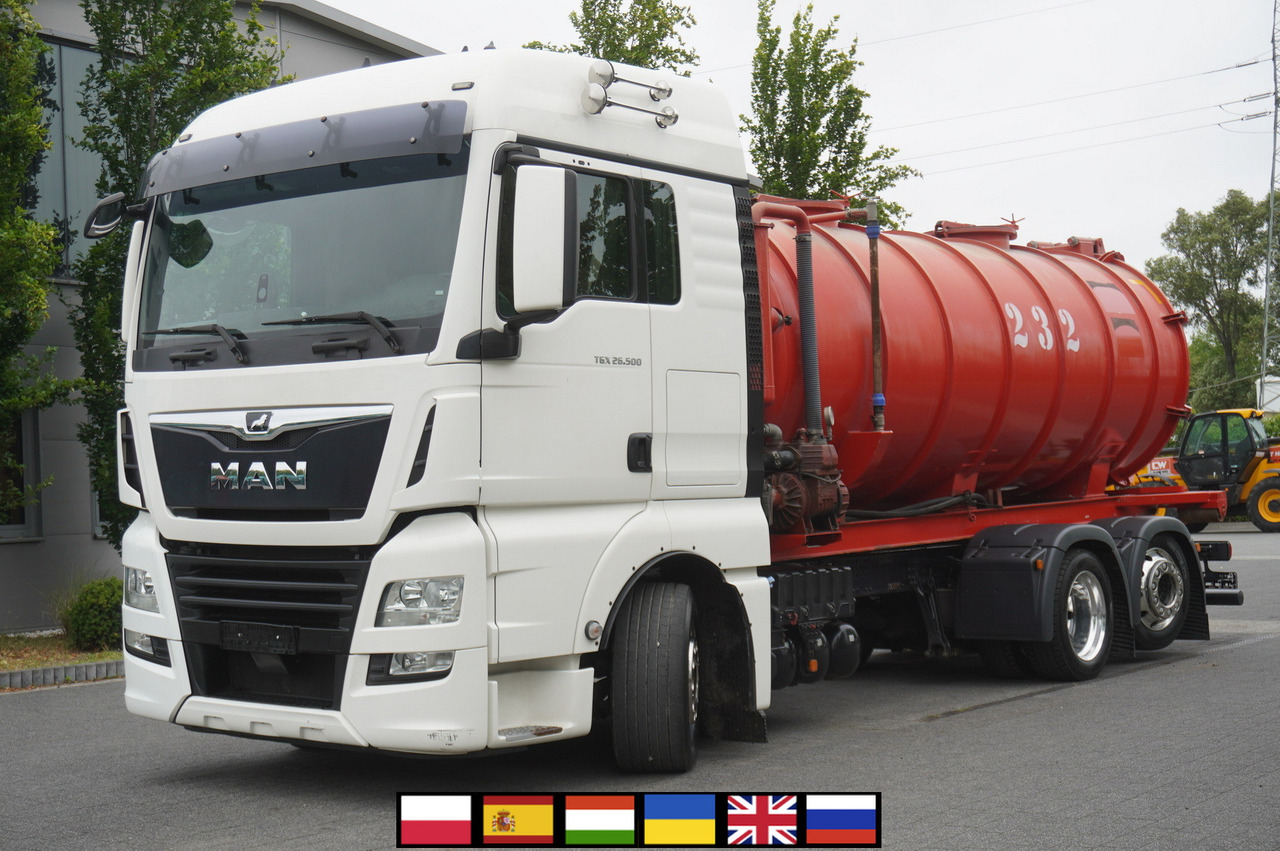 MAN TGX 26.500 / NEW Stal Septic barrel 13000 l / steering 3rd axle - Cuba de purín: foto 1 MAN TGX 26.500 / NEW Stal Septic barrel 13000 l / steering 3rd axle - Cuba de purín: foto 1