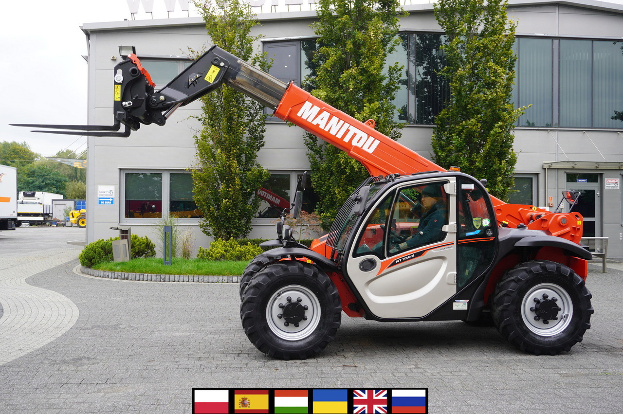MANITOU MT 730 H / 7 m reach / 3 t / height 190 cm / 2900 MTH! / Joystick - Cargadora de ruedas telescópica: foto 1 MANITOU MT 730 H / 7 m reach / 3 t / height 190 cm / 2900 MTH! / Joystick - Cargadora de ruedas telescópica: foto 1