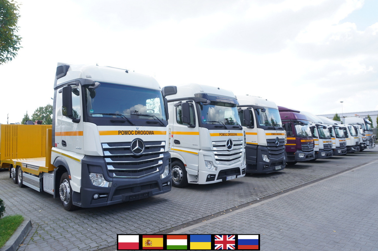MERCEDES-BENZ Actros 1845 / NEW TOW TRUCK PLATFORM/ Sleeper cab / several units - Camión portavehículos: foto 1 MERCEDES-BENZ Actros 1845 / NEW TOW TRUCK PLATFORM/ Sleeper cab / several units - Camión portavehículos: foto 1