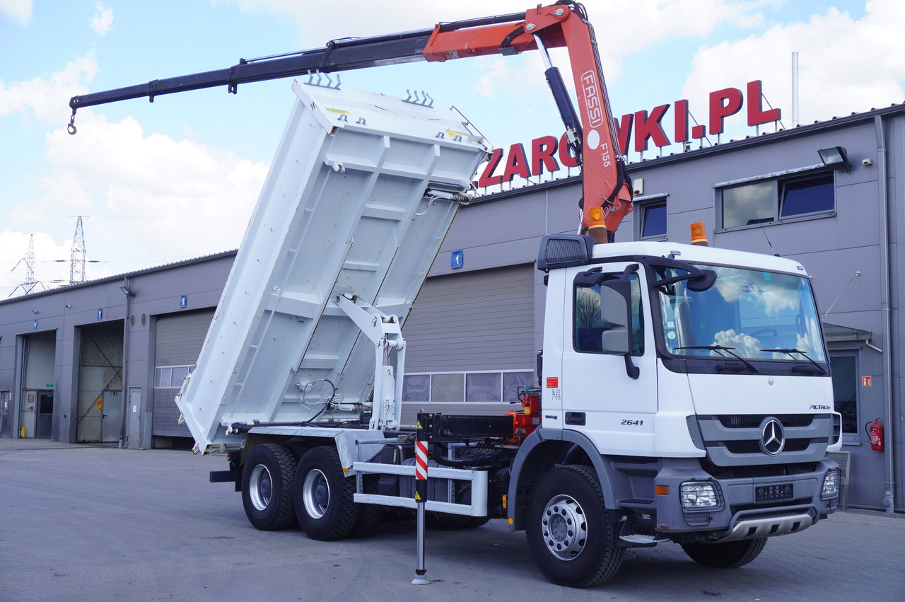 MERCEDES-BENZ Actros 2641 6×4 E5 / Crane / Dumper / 110000 km! - Autogrúa: foto 1 MERCEDES-BENZ Actros 2641 6×4 E5 / Crane / Dumper / 110000 km! - Autogrúa: foto 1