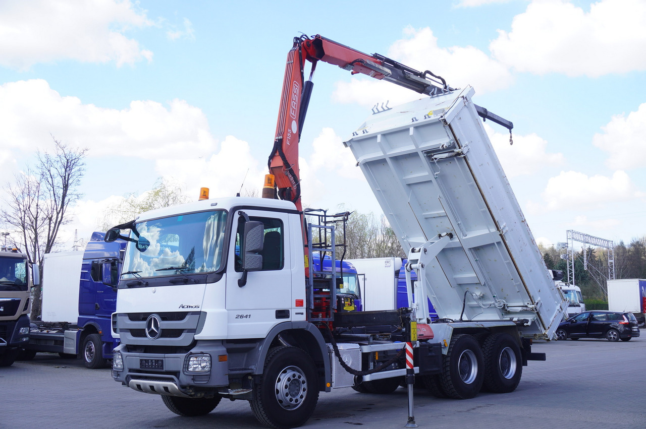 MERCEDES-BENZ Actros 2641 6×4 E5 / Crane / Dumper / 110000 km! - Autogrúa: foto 2 MERCEDES-BENZ Actros 2641 6×4 E5 / Crane / Dumper / 110000 km! - Autogrúa: foto 2