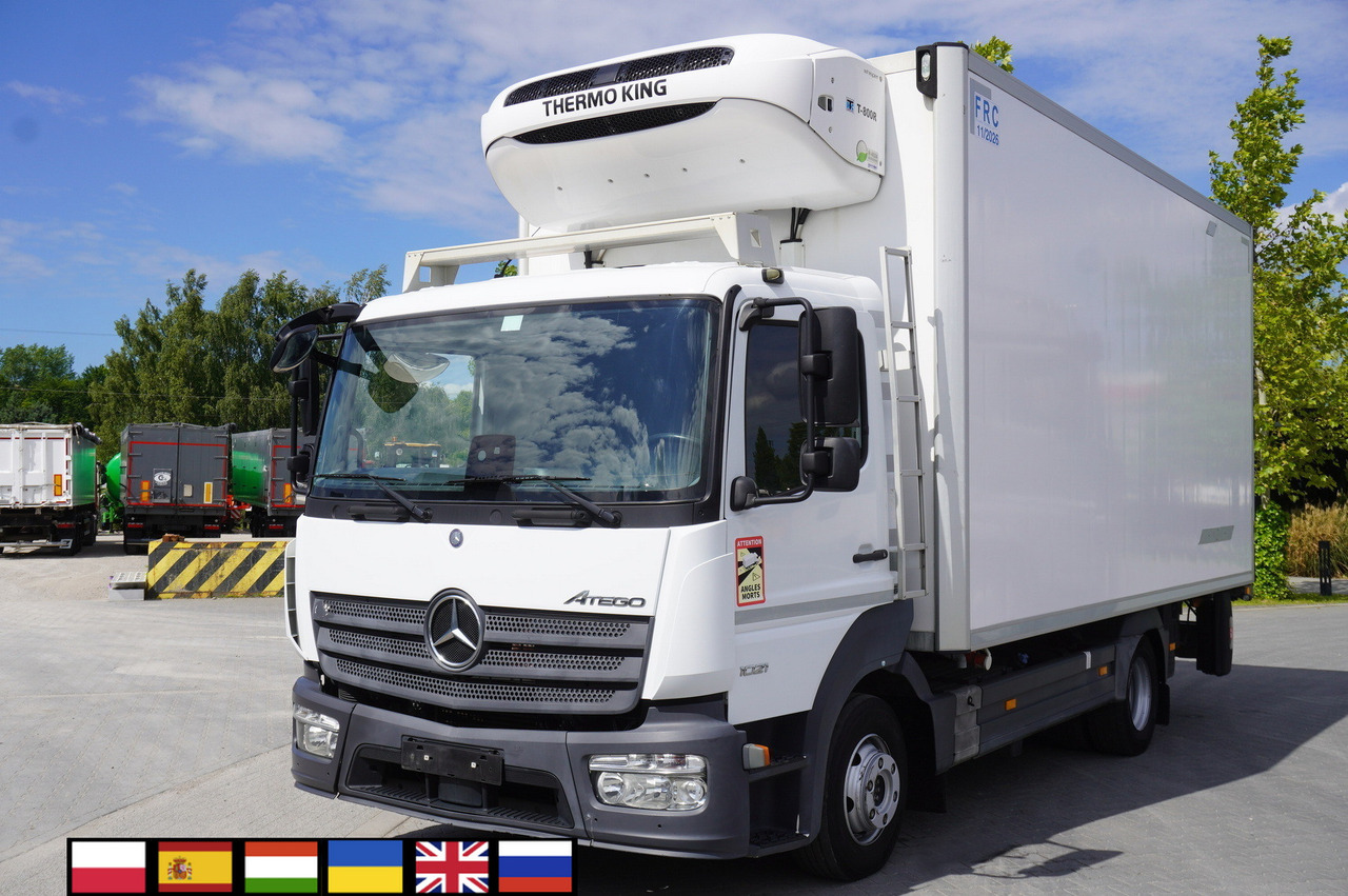 MERCEDES-BENZ Atego 1021 / Lamberet meat hook refrigerator / Carcass elevator 1000 kg / Thermoking T800 R - Camión frigorífico, Camión grúa: foto 1 MERCEDES-BENZ Atego 1021 / Lamberet meat hook refrigerator / Carcass elevator 1000 kg / Thermoking T800 R - Camión frigorífico, Camión grúa: foto 1