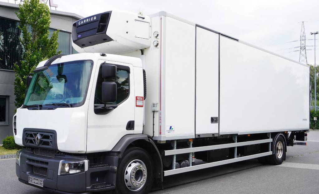 RENAULT D19 285 HP E6 Cold storage/ ATP/FNA / 22 Pallets / BITEMPERATURE - Camión frigorífico: foto 1 RENAULT D19 285 HP E6 Cold storage/ ATP/FNA / 22 Pallets / BITEMPERATURE - Camión frigorífico: foto 1