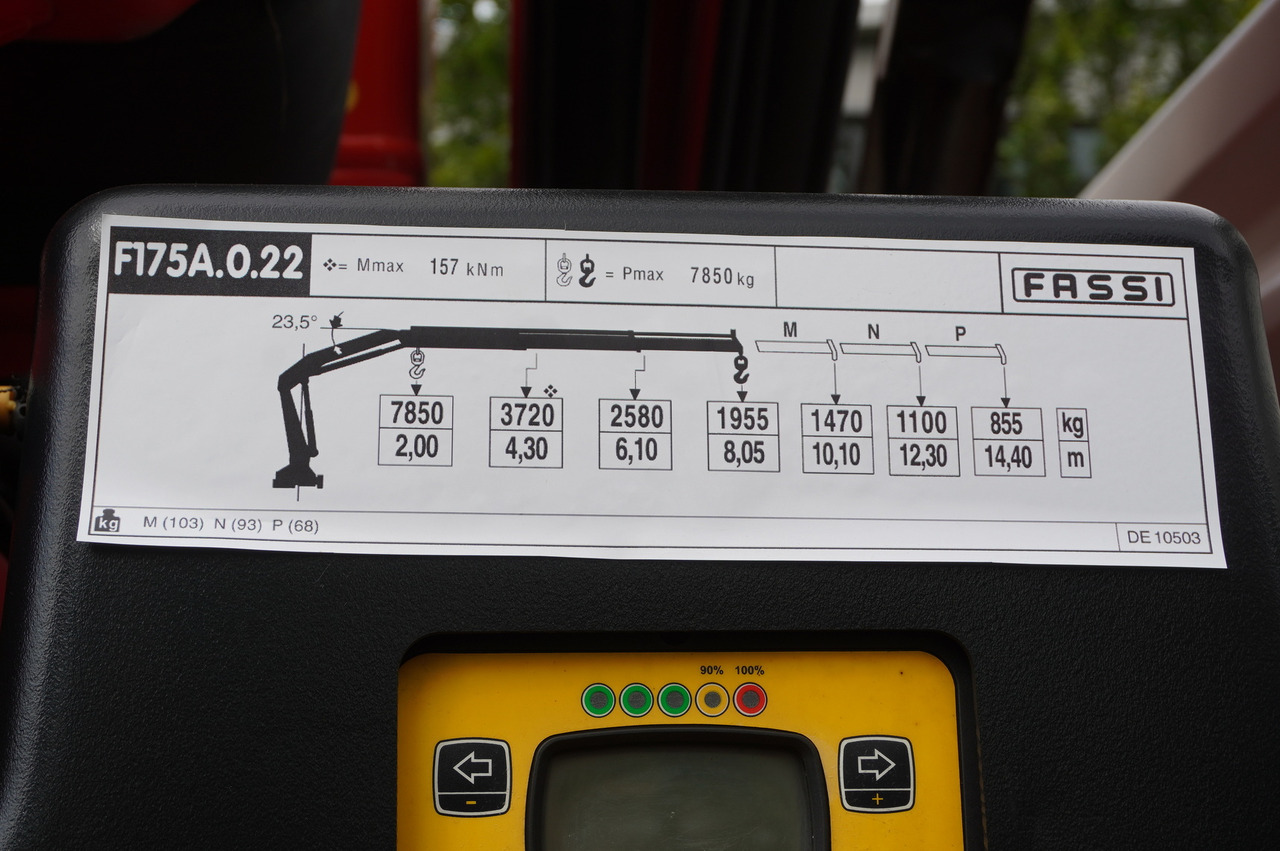 Leasing de RENAULT K380 6×4 / FASSI F175 crane 7.85 t / 120 thousand km! / 2-sided tipper RENAULT K380 6×4 / FASSI F175 crane 7.85 t / 120 thousand km! / 2-sided tipper: foto 15