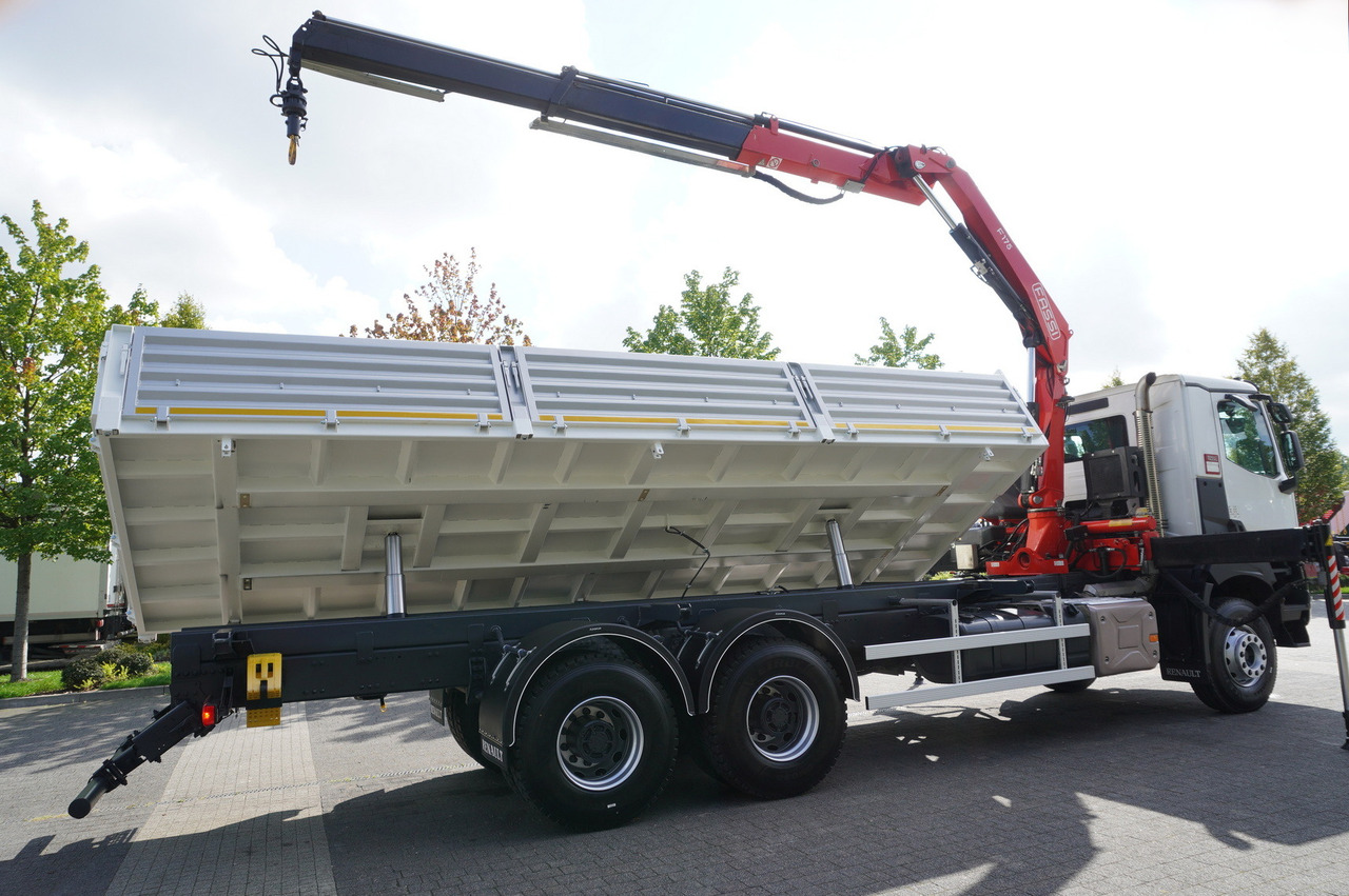 Leasing de RENAULT K380 6×4 / FASSI F175 crane 7.85 t / 120 thousand km! / 2-sided tipper RENAULT K380 6×4 / FASSI F175 crane 7.85 t / 120 thousand km! / 2-sided tipper: foto 12