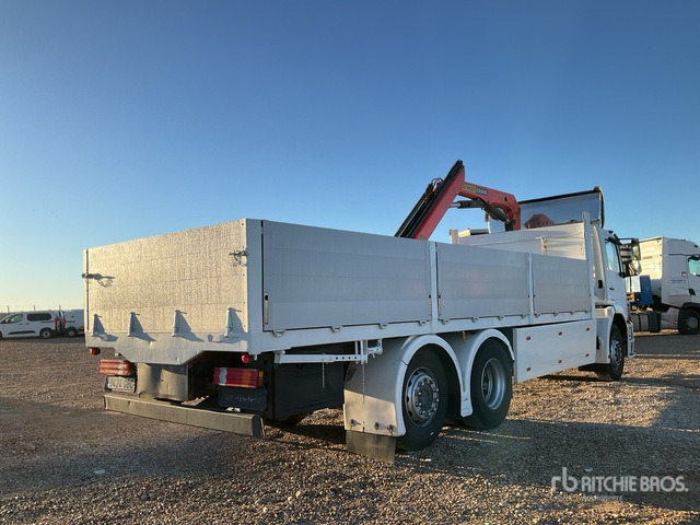 2008 Mercedes-Benz 2533L 2007 Palfinger PK10501 Articula ... Flatbed Truck with Crane - Camión caja abierta, Camión grúa: foto 3 2008 Mercedes-Benz 2533L 2007 Palfinger PK10501 Articula ... Flatbed Truck with Crane - Camión caja abierta, Camión grúa: foto 3