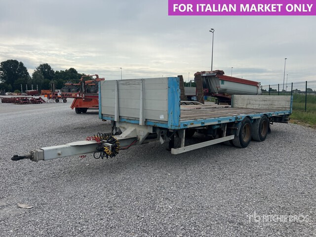 2002 Pezzaioli BC22G/20 T/A Trailer :Misc. Trailer - Remolque plataforma/ Caja abierta: foto 1 2002 Pezzaioli BC22G/20 T/A Trailer :Misc. Trailer - Remolque plataforma/ Caja abierta: foto 1
