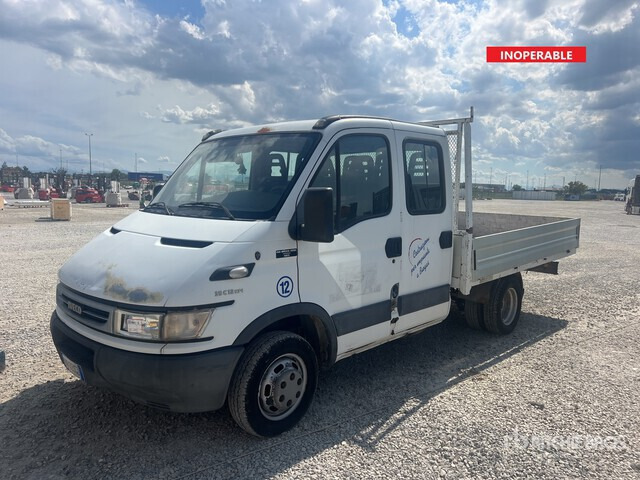 2006 Iveco Daily 35C12 Crew Cab (Inoperable) Flatbed Truck - Furgoneta caja abierta: foto 1 2006 Iveco Daily 35C12 Crew Cab (Inoperable) Flatbed Truck - Furgoneta caja abierta: foto 1
