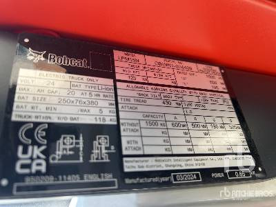 BOBCAT LPM15N Electric (Unused) - Transpaleta: foto 5 BOBCAT LPM15N Electric (Unused) - Transpaleta: foto 5