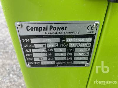 COMPAL VG-R30 30kW (Unused) - Generador industriale: foto 5 COMPAL VG-R30 30kW (Unused) - Generador industriale: foto 5