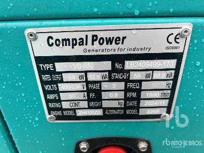 COMPAL VG-R50 50kW (Unused) - Generador industriale: foto 5 COMPAL VG-R50 50kW (Unused) - Generador industriale: foto 5