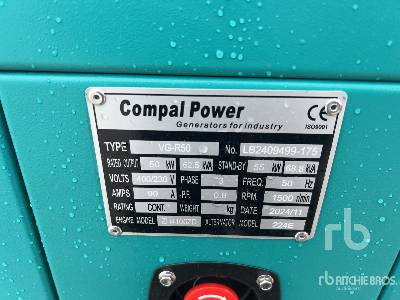 COMPAL VG-R50 50kW (Unused) - Generador industriale: foto 5 COMPAL VG-R50 50kW (Unused) - Generador industriale: foto 5