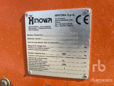 HINOWA LIGHT LIFT 1965 Crawler - Plataforma articulada: foto 5 HINOWA LIGHT LIFT 1965 Crawler - Plataforma articulada: foto 5