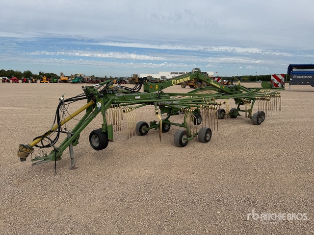 2012 Krone Swadro 710/26T 7.10 m 2 Rotor Andaineur Hay Rake - Henificadora: foto 1 2012 Krone Swadro 710/26T 7.10 m 2 Rotor Andaineur Hay Rake - Henificadora: foto 1