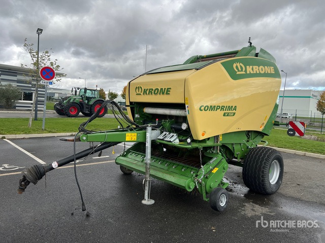 2020 Krone Comprima V 150 Presse A Balles Rondes 1 Essieu S/A Round Baler - Rotoempacadora: foto 2 2020 Krone Comprima V 150 Presse A Balles Rondes 1 Essieu S/A Round Baler - Rotoempacadora: foto 2