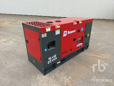 BAUER GFS-16KW Skid-Mounted 16kW/20kVA (Unused) - Generador industriale: foto 1 BAUER GFS-16KW Skid-Mounted 16kW/20kVA (Unused) - Generador industriale: foto 1