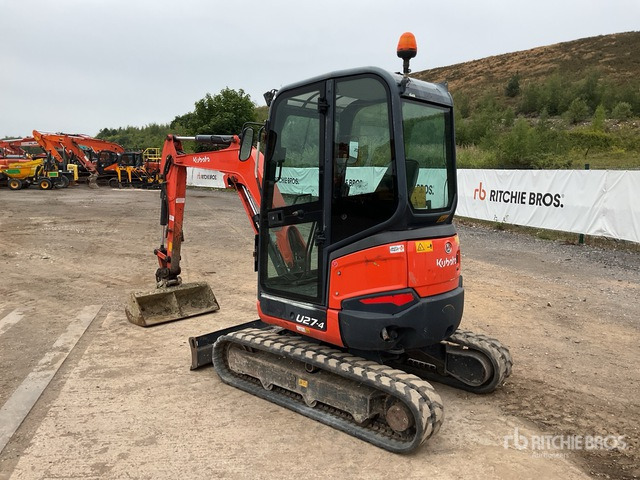 2016 Kubota U27-4 Tracked Excavator - Excavadora de cadenas: foto 3 2016 Kubota U27-4 Tracked Excavator - Excavadora de cadenas: foto 3