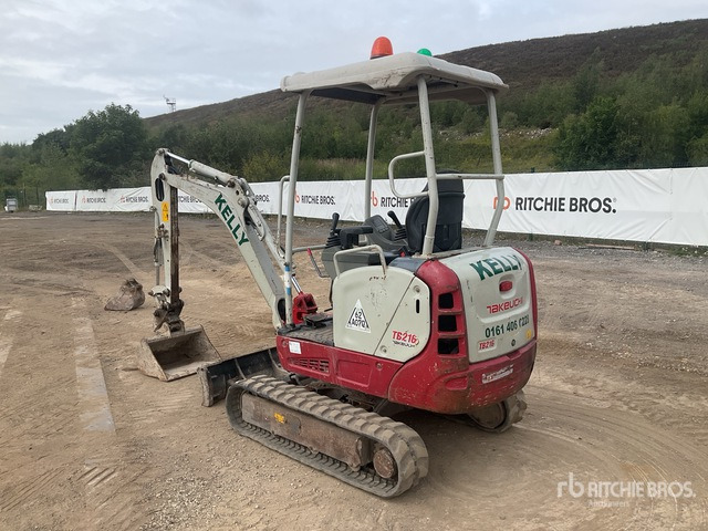 2016 Takeuchi TB216 Mini Excavator: <6.6t - Miniexcavadora: foto 4 2016 Takeuchi TB216 Mini Excavator: <6.6t - Miniexcavadora: foto 4