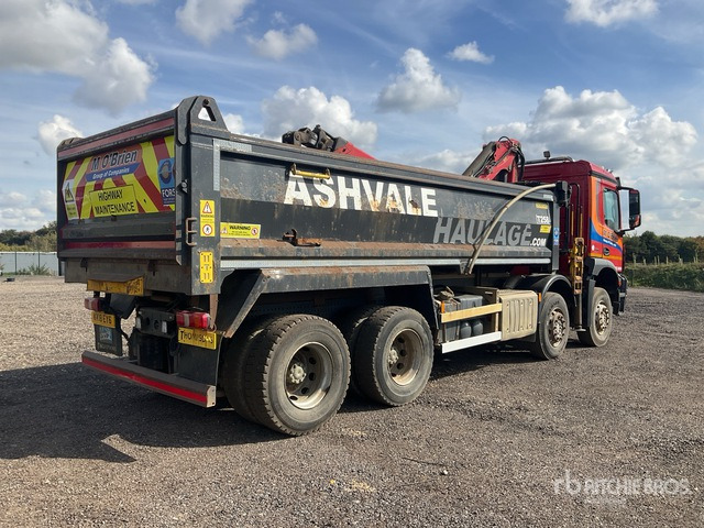 2018 Mercedes-Benz Arocs 8x4 Dump Truck with Crane - Camión volquete: foto 5 2018 Mercedes-Benz Arocs 8x4 Dump Truck with Crane - Camión volquete: foto 5