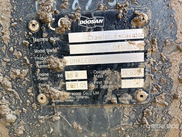 2021 Doosan DX140LC-5 Tracked Excavator - Excavadora de cadenas: foto 1 2021 Doosan DX140LC-5 Tracked Excavator - Excavadora de cadenas: foto 1