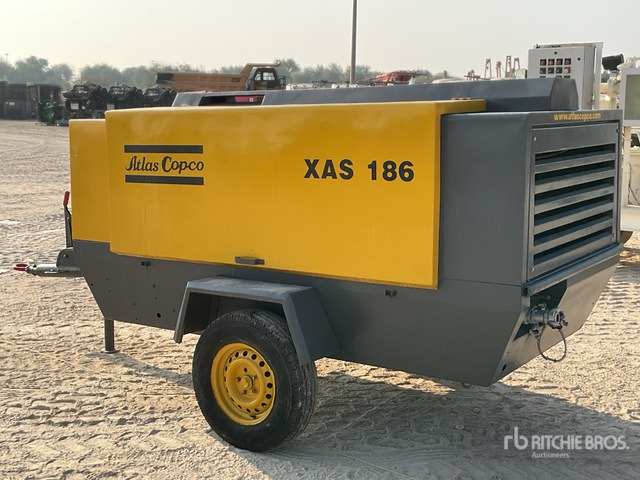 2011 Atlas Copco XAS186DD Mobile Air Compressor - Compresor de aire: foto 2 2011 Atlas Copco XAS186DD Mobile Air Compressor - Compresor de aire: foto 2