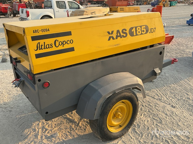 2012 Atlas Copco XAS185JD7 Mobile Air Compressor - Compresor de aire: foto 3 2012 Atlas Copco XAS185JD7 Mobile Air Compressor - Compresor de aire: foto 3