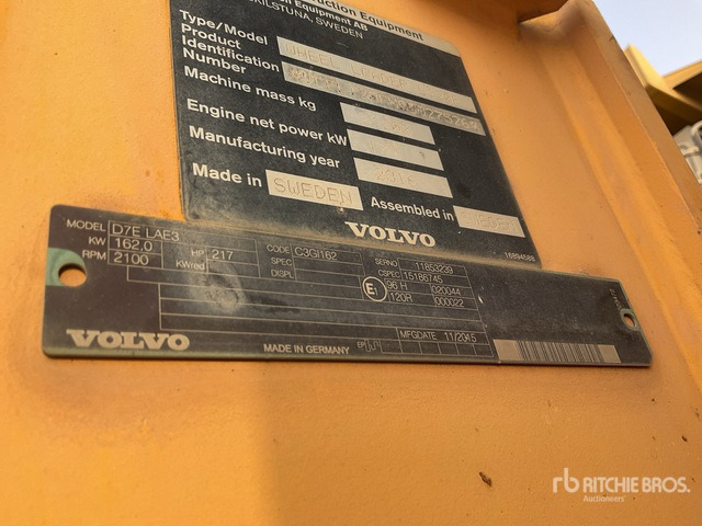 2016 Volvo L120F Wheel Loader - Cargadora de ruedas: foto 3 2016 Volvo L120F Wheel Loader - Cargadora de ruedas: foto 3