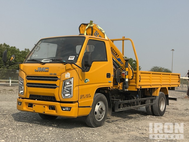 2019 JMC JX1041TG26 XCMG SQ2ZK1 2000 kg Knuckle Boo ... Flatbed Truck w/Crane - Camión caja abierta, Camión grúa: foto 1 2019 JMC JX1041TG26 XCMG SQ2ZK1 2000 kg Knuckle Boo ... Flatbed Truck w/Crane - Camión caja abierta, Camión grúa: foto 1