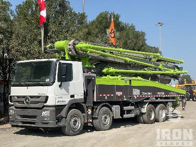 MERCEDES-BENZ ACTROS 4141E5 2019 Zoomlion 56X-6RZ 56 m on 8 ... - Camión bomba de hormigón: foto 1 MERCEDES-BENZ ACTROS 4141E5 2019 Zoomlion 56X-6RZ 56 m on 8 ... - Camión bomba de hormigón: foto 1