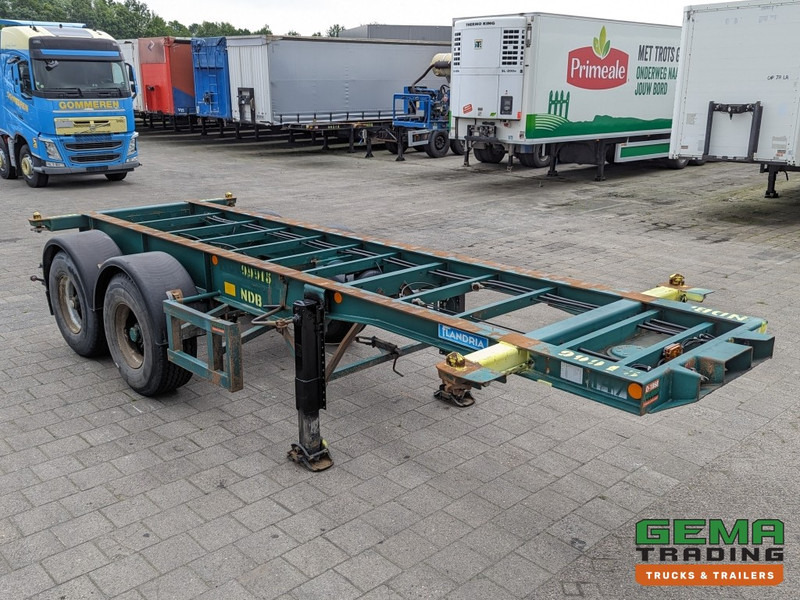 Flandria OP CC 2A 20FT 2-Assen ROR DrumBrakes - Leaf Suspension - 3120KG - 3 identical units in stock! (O1868) - Semirremolque portacontenedore/ Intercambiable: foto 3 Flandria OP CC 2A 20FT 2-Assen ROR DrumBrakes - Leaf Suspension - 3120KG - 3 identical units in stock! (O1868) - Semirremolque portacontenedore/ Intercambiable: foto 3