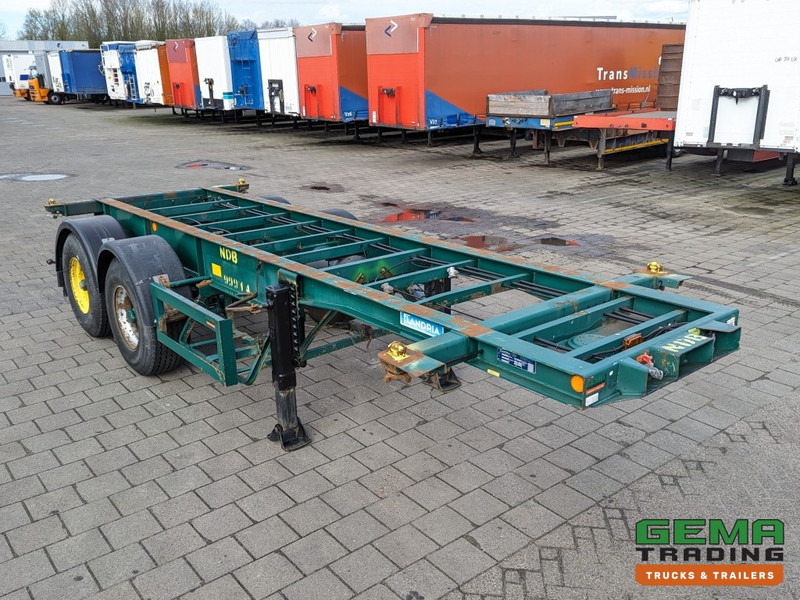 Flandria OP CC 2A 20FT 2-Assen ROR DrumBrakes - Leaf Suspension - 3120KG (O1789) - Semirremolque portacontenedore/ Intercambiable: foto 4 Flandria OP CC 2A 20FT 2-Assen ROR DrumBrakes - Leaf Suspension - 3120KG (O1789) - Semirremolque portacontenedore/ Intercambiable: foto 4