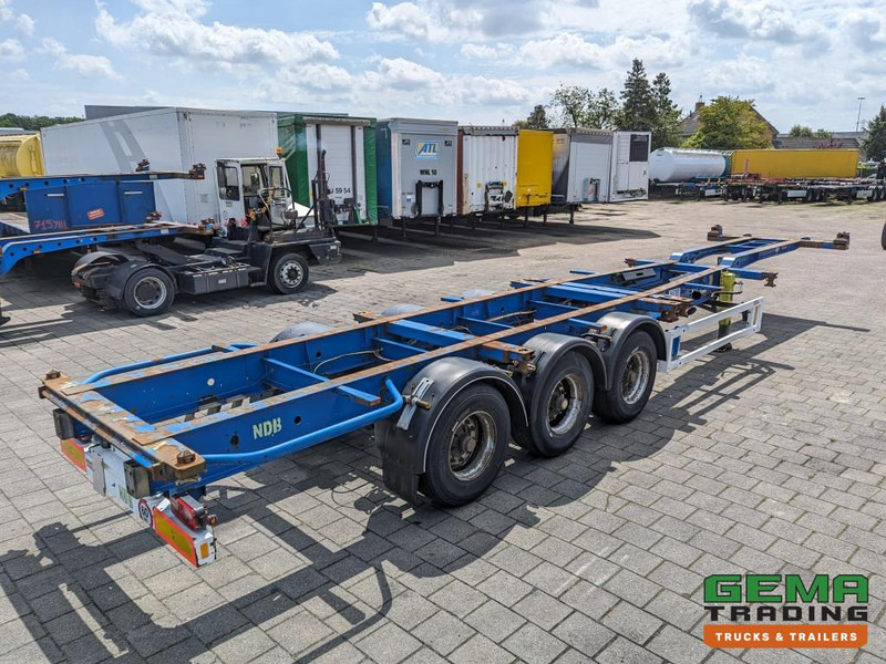 Krone SD27 3-Assen BPW Drumbrakes - 4700KG - All Connections (O1913) - Semirremolque portacontenedore/ Intercambiable: foto 1 Krone SD27 3-Assen BPW Drumbrakes - 4700KG - All Connections (O1913) - Semirremolque portacontenedore/ Intercambiable: foto 1