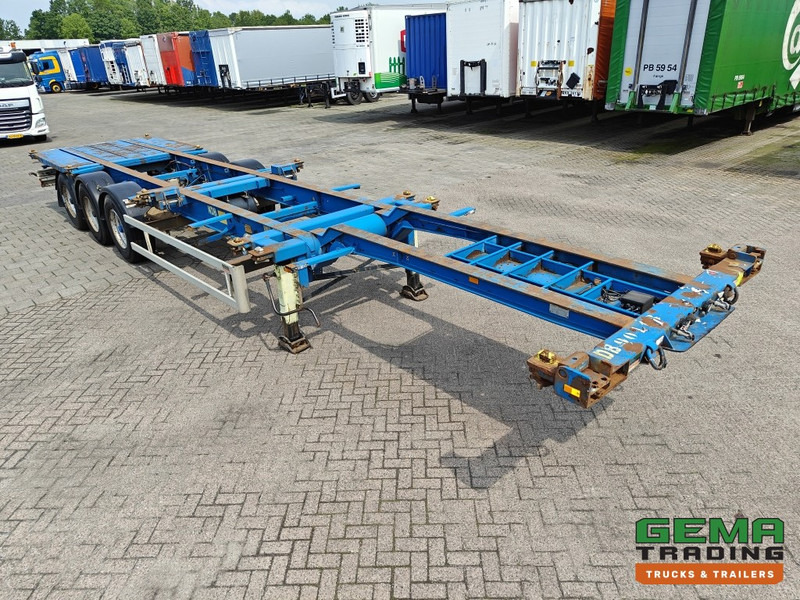 Krone SDC 27 3 assen BPW - DrumBrakes - 5340KG - 2x 20FT 1x 30FT 1x40FT - NL kenteken - Semirremolque portacontenedore/ Intercambiable: foto 4 Krone SDC 27 3 assen BPW - DrumBrakes - 5340KG - 2x 20FT 1x 30FT 1x40FT - NL kenteken - Semirremolque portacontenedore/ Intercambiable: foto 4