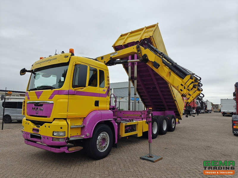 MAN TGS 35.440 8x4/4 Dagcabine Euro5 - Hymatec Kipper + Hiab 166 ES-4 Pro - Alcoa - 02/2026 APK - Camión volquete, Camión grúa: foto 1 MAN TGS 35.440 8x4/4 Dagcabine Euro5 - Hymatec Kipper + Hiab 166 ES-4 Pro - Alcoa - 02/2026 APK - Camión volquete, Camión grúa: foto 1