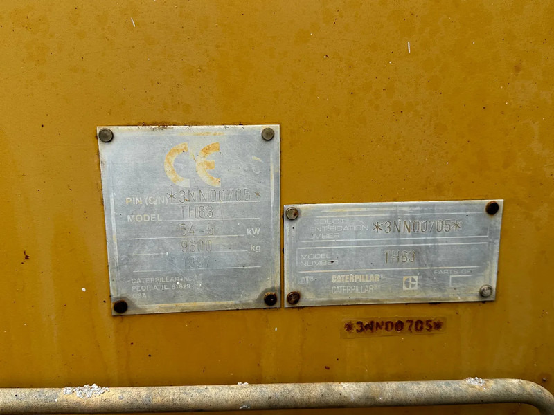 Caterpillar TH63 4X4X4 Telehandler - Manipulador telescópico: foto 5 Caterpillar TH63 4X4X4 Telehandler - Manipulador telescópico: foto 5